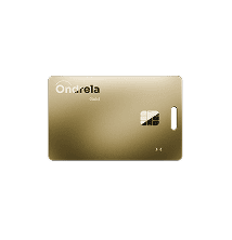 One Ondrela gold tracker card